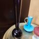 Lot de 3  vases soliflores en verre style mid century modern