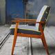 Chair vintage yellow triangles