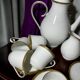 Antique porcelain coffee service – 9 people, Limoges