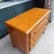 Vintage chest of drawers in solid elm