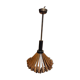 Vintage wooden pendant light