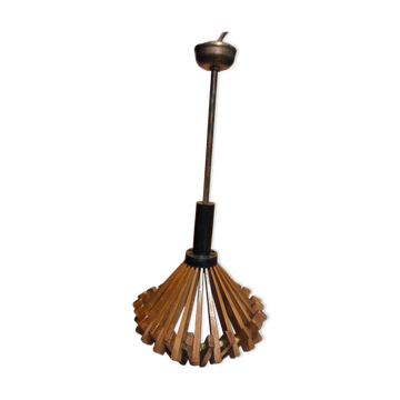 Suspension en bois vintage