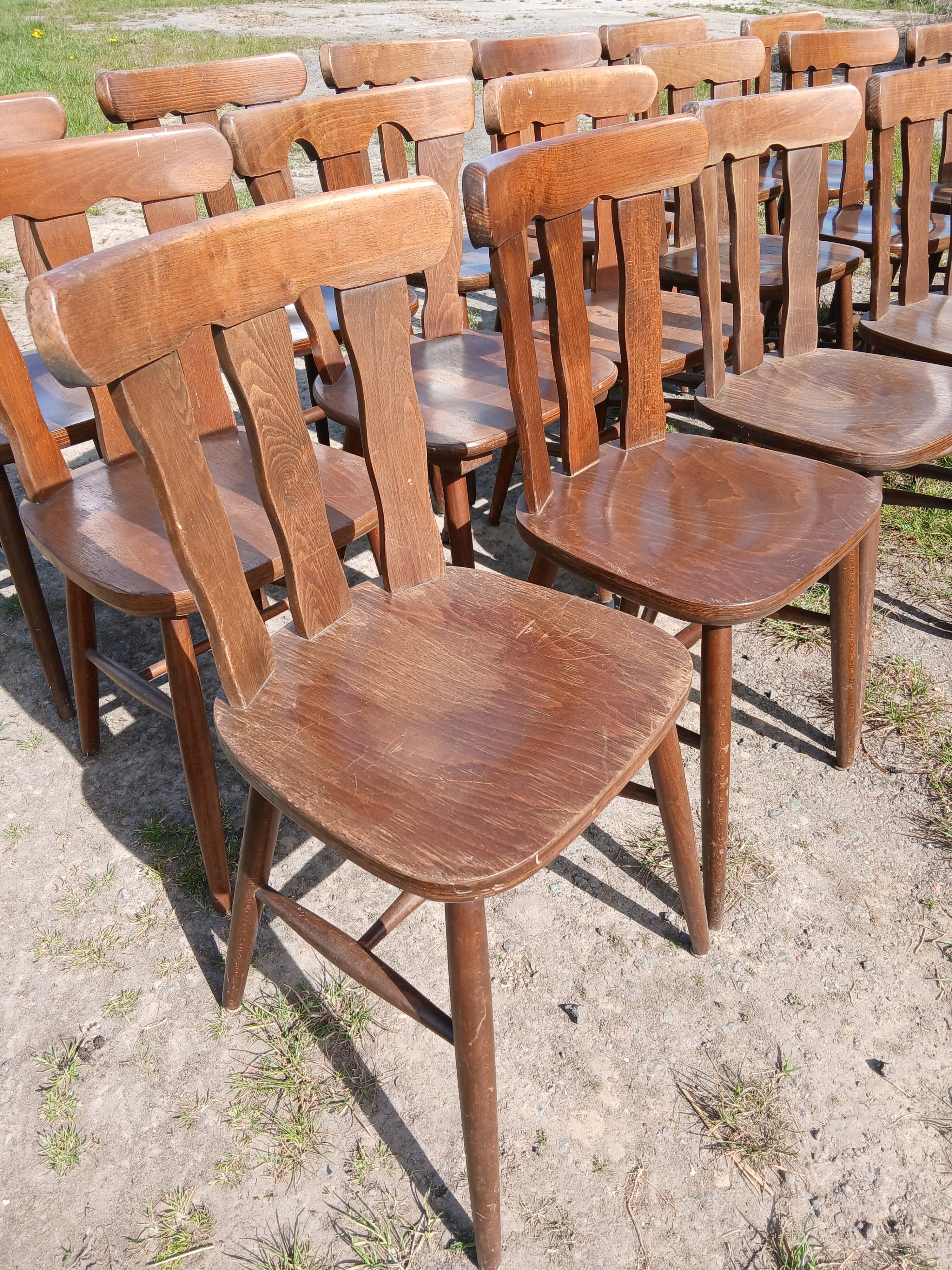 18 bistro chairs