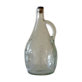 Bouteille en verre moulé vintage 1,75cl