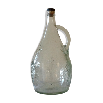 Bouteille en verre moulé vintage 1,75cl