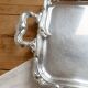 Vintage silver-plated service tray – Rococo handles