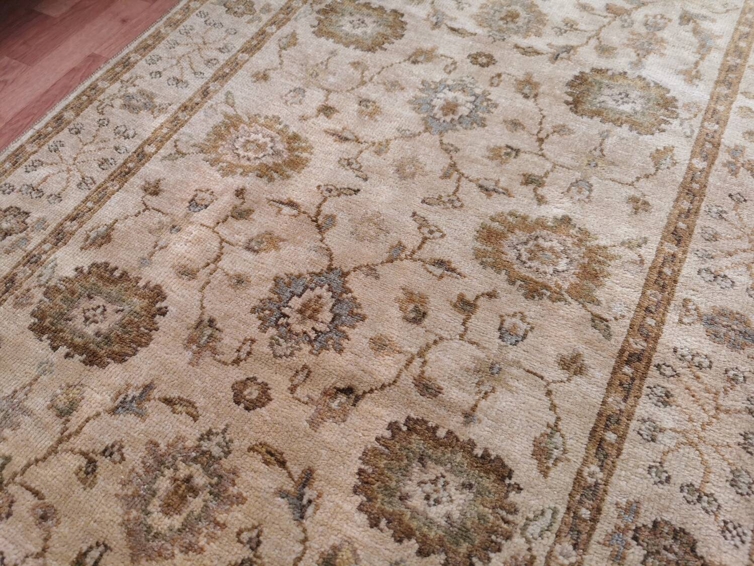Vintage handmade Persian carpet, wool, ancient Iranian carpet, 163×104cm.