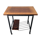 Table side on wheels from the 60s