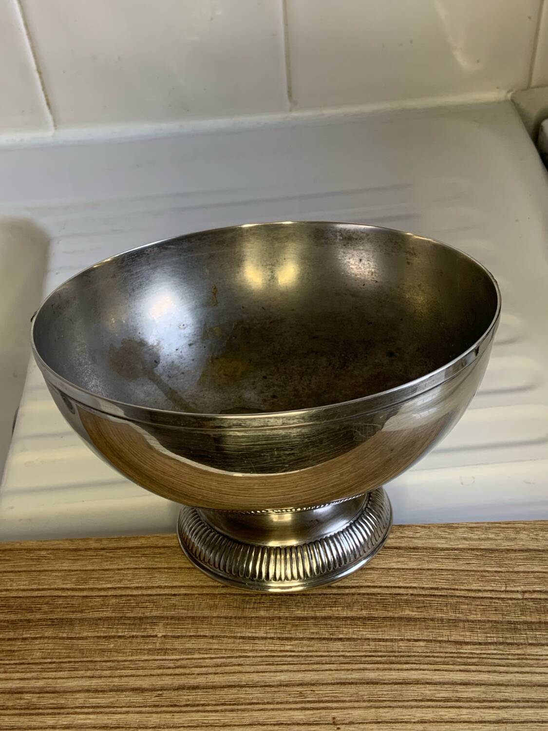 Fruit bowl / Vintage metal catch-all - 20 cm