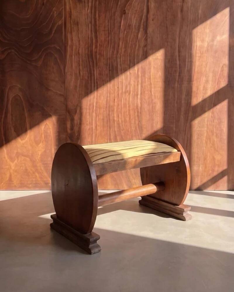 Vintage stool — Amsterdam school