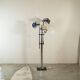 Adjustable Space Age floor lamp in metal, Italy, 1970s