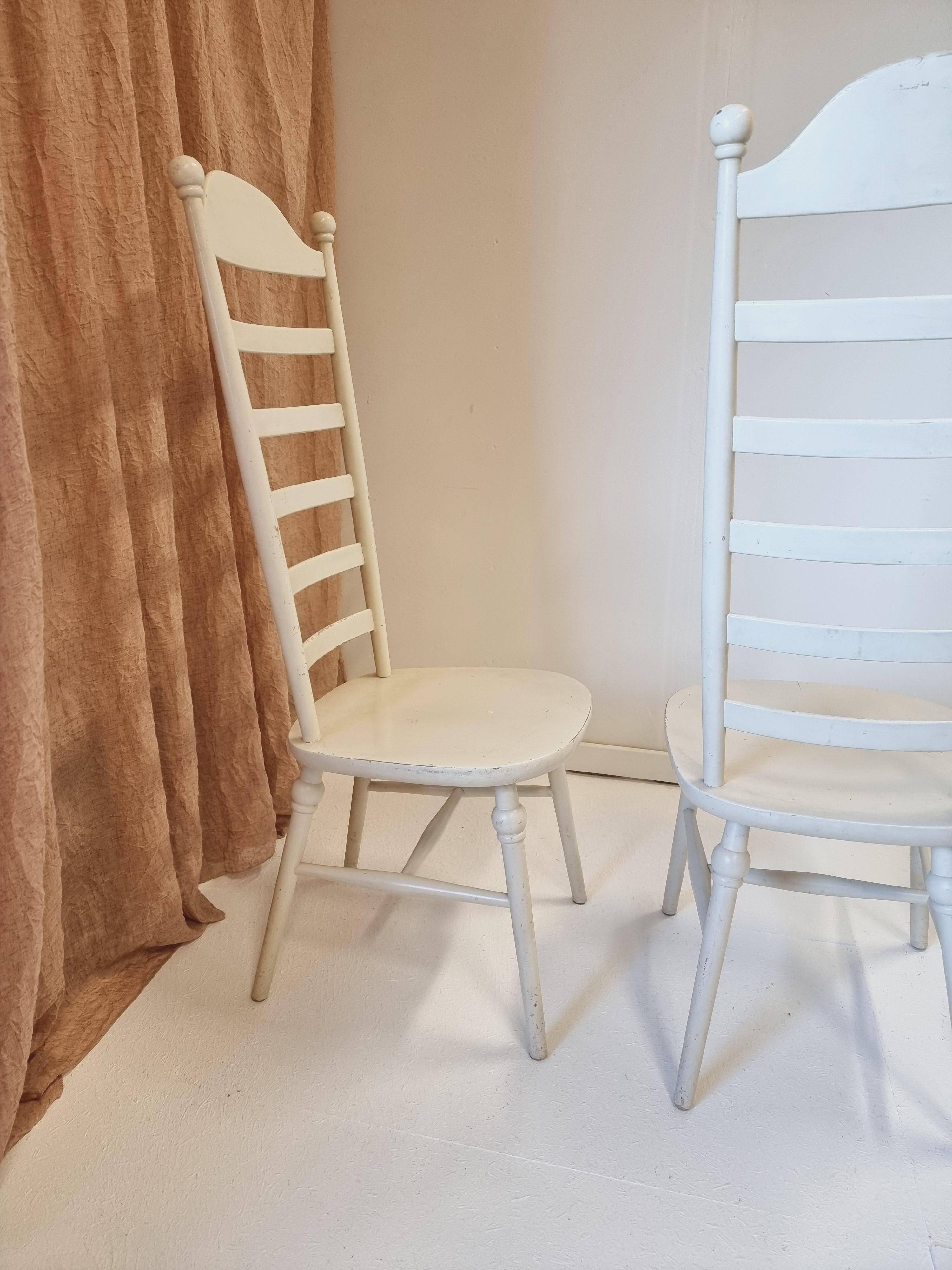 Lillemor Mannerheim, high-back chairs "Monet", 6 pieces, Nesto, Scandinavian Modern