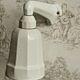 Français antique art déco style porcelaine blanche applique murale simple et ombre