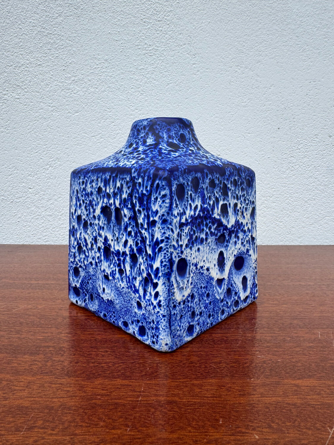Vase carré ES Keramik, années 70