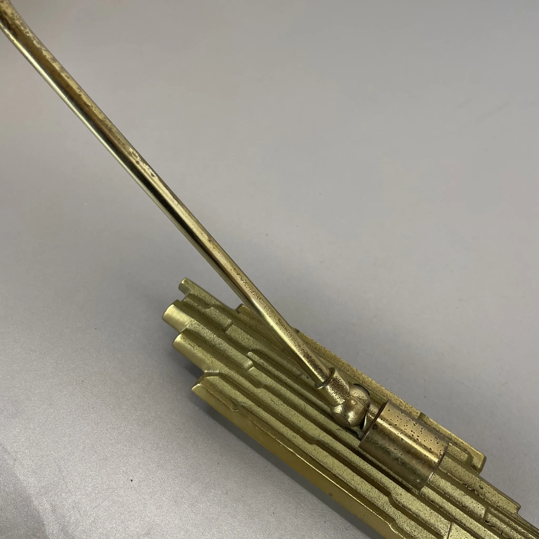 Rare Adjustable Theatre Wall Light in Brass in the Style of Stilnovo, Italy 1950s