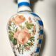 Jean-françois robert baccarat vase opaline peint main