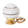 Lampe de table Collection "Perle" en verre vintage