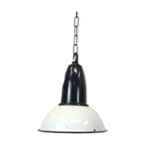 Suspension en émail blanc