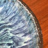 Mid-century modern pottery candlestick by Else and Henry Nielsen for Henri Keramik, 1960s.