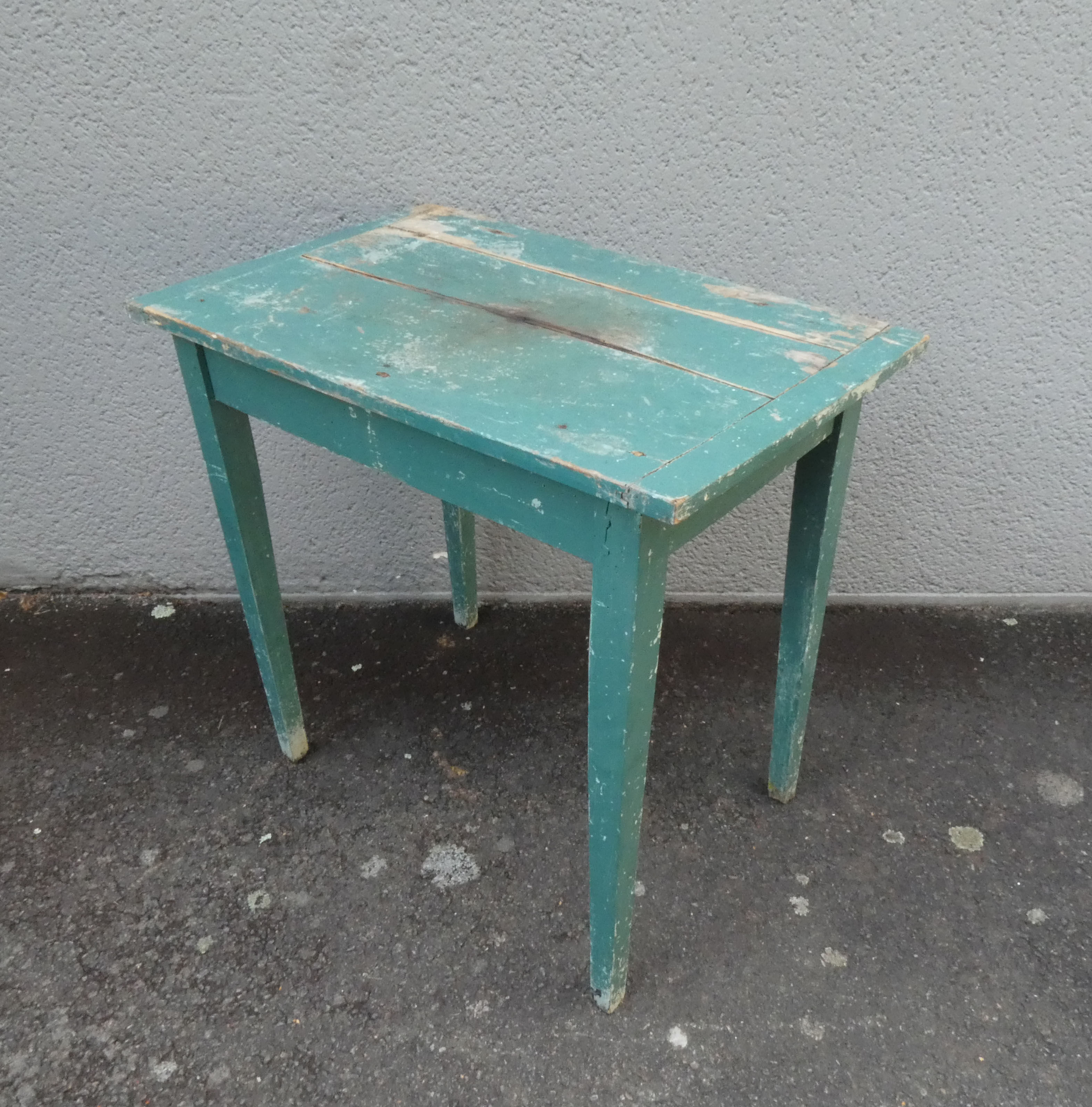 Old wooden table vintage patina