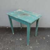 Ancienne table en bois patine vintage