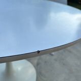 Arkana tulip table and chair set by Maurice Bruke
