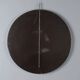 Miroir rond vintage en aluminium anodisé, design Italie, années 1960