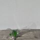 Green Murano glass vase