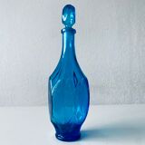 Blue glass decanter