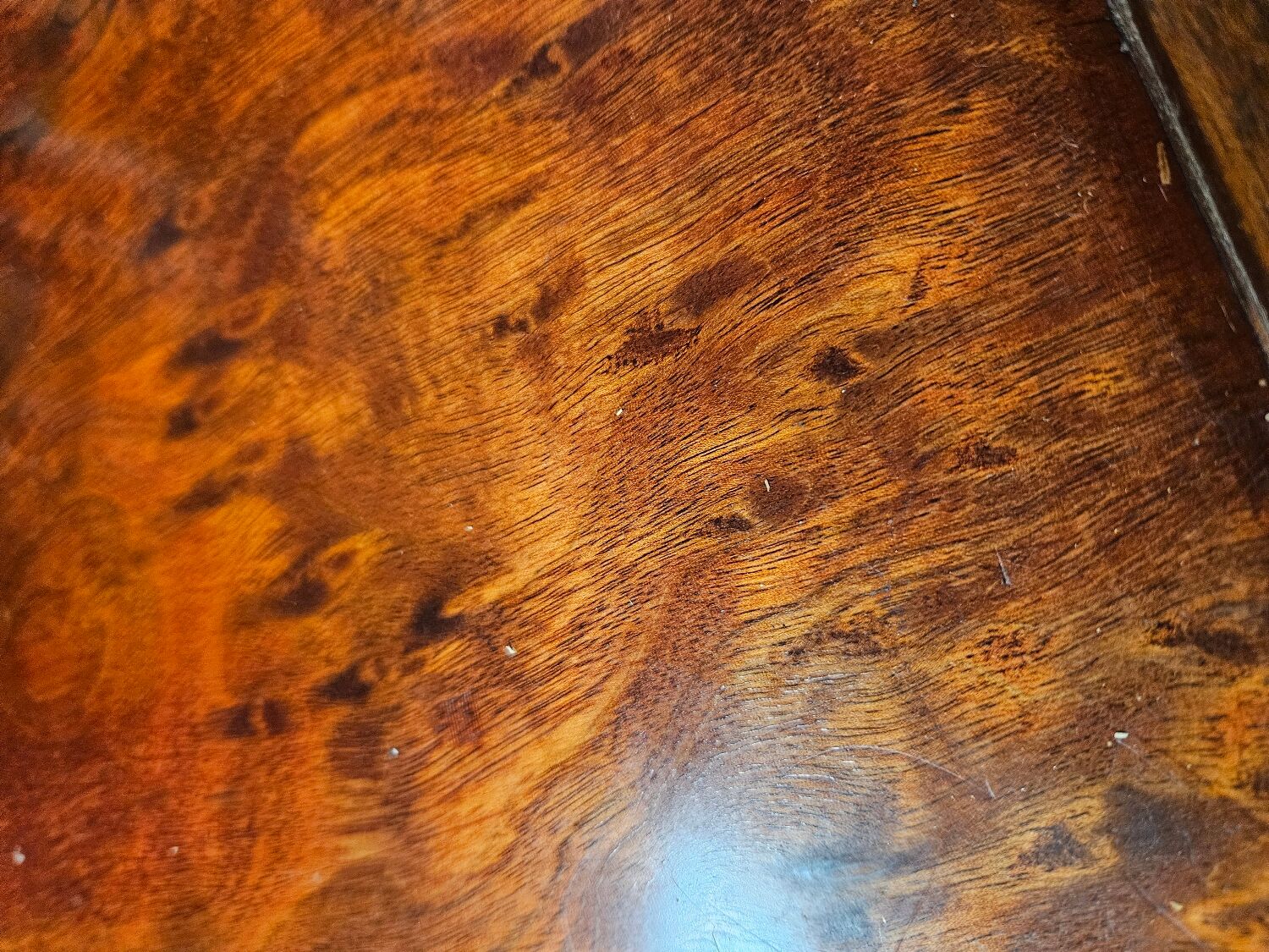 Coiffeuse miroir vintage 1970"