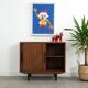 Walnut cabinet, Scandinavian design