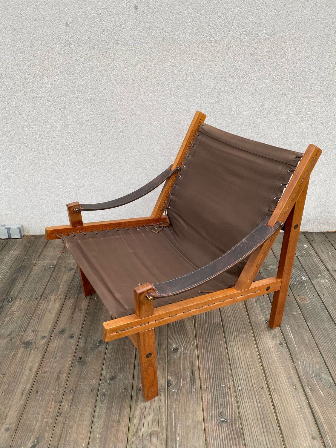 Safari armchair by Torbjörn Afdal for Bruksbo Norwegen 1960.