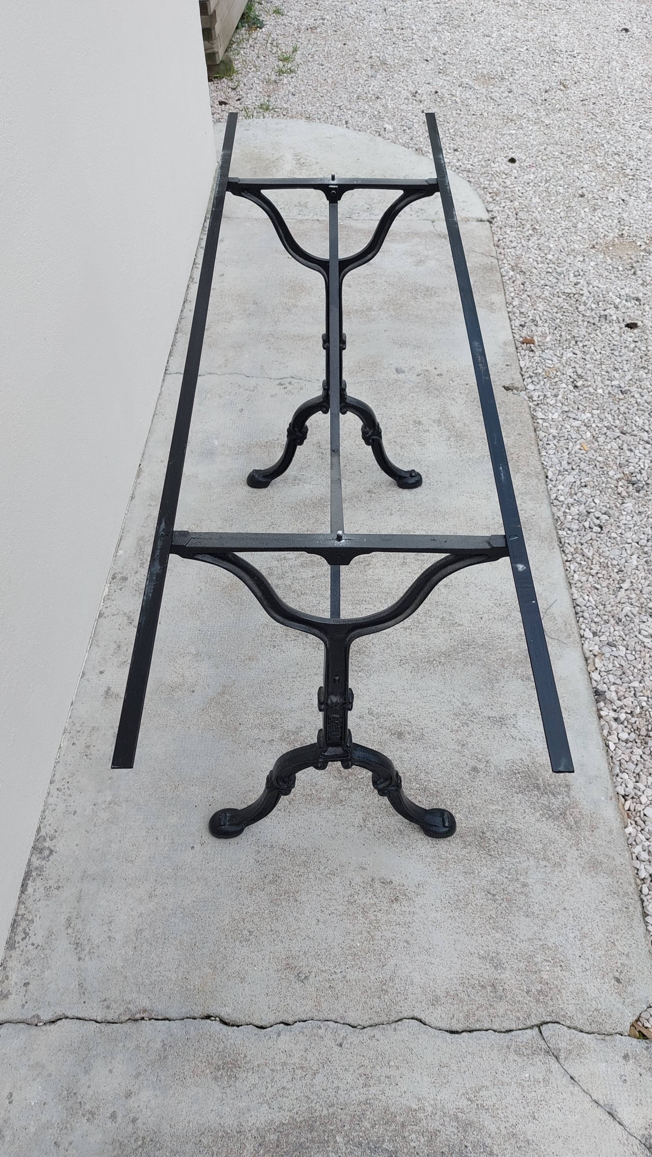 Bistro table restaurant marble godin -1m64