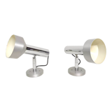 Pair wall lamps spot 70s