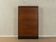 Tambour cabinet from the 1950s, dark stained oak veneer
