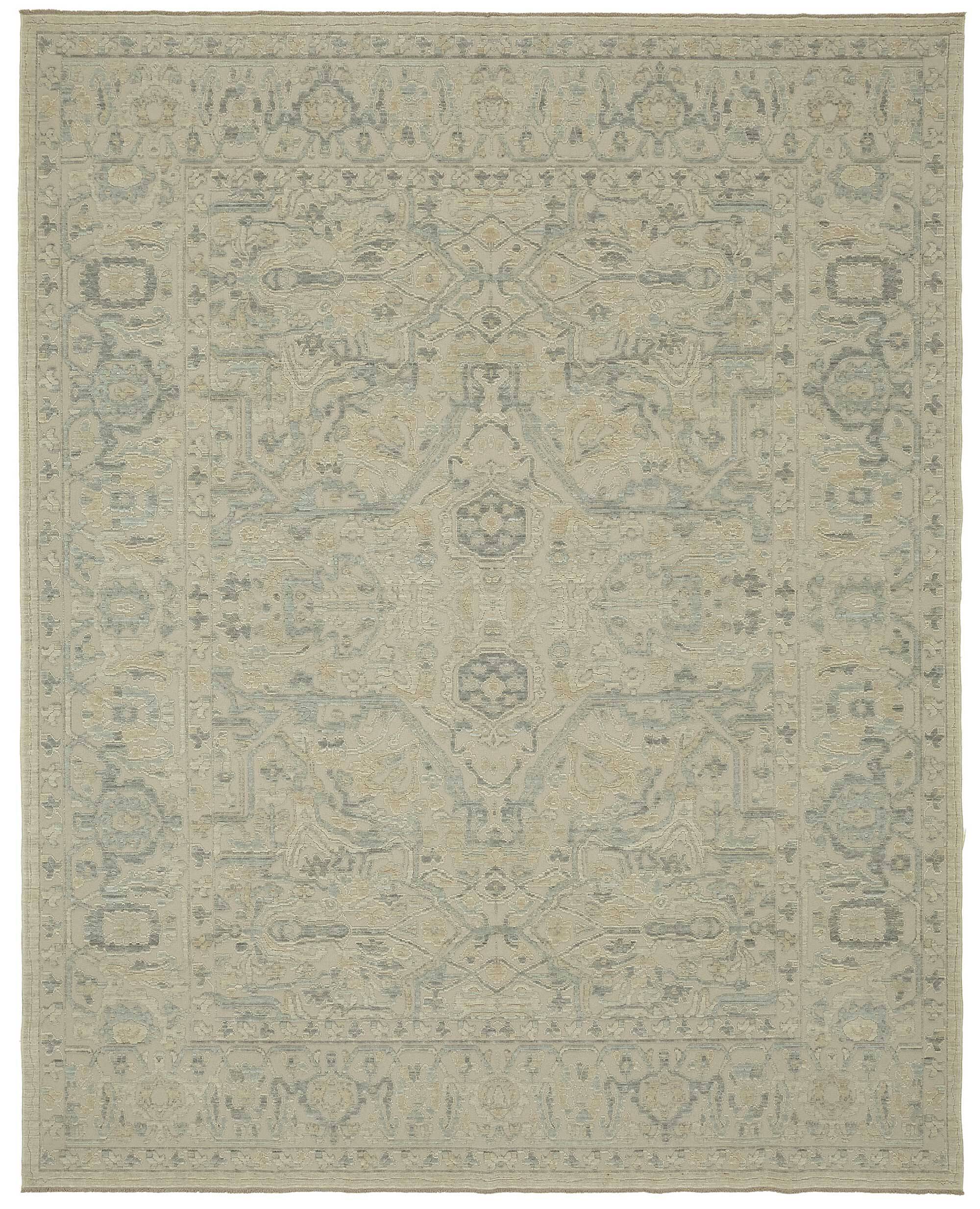 Turkish Handcrafted Loom Oushak Rug 274 cm x 345 cm