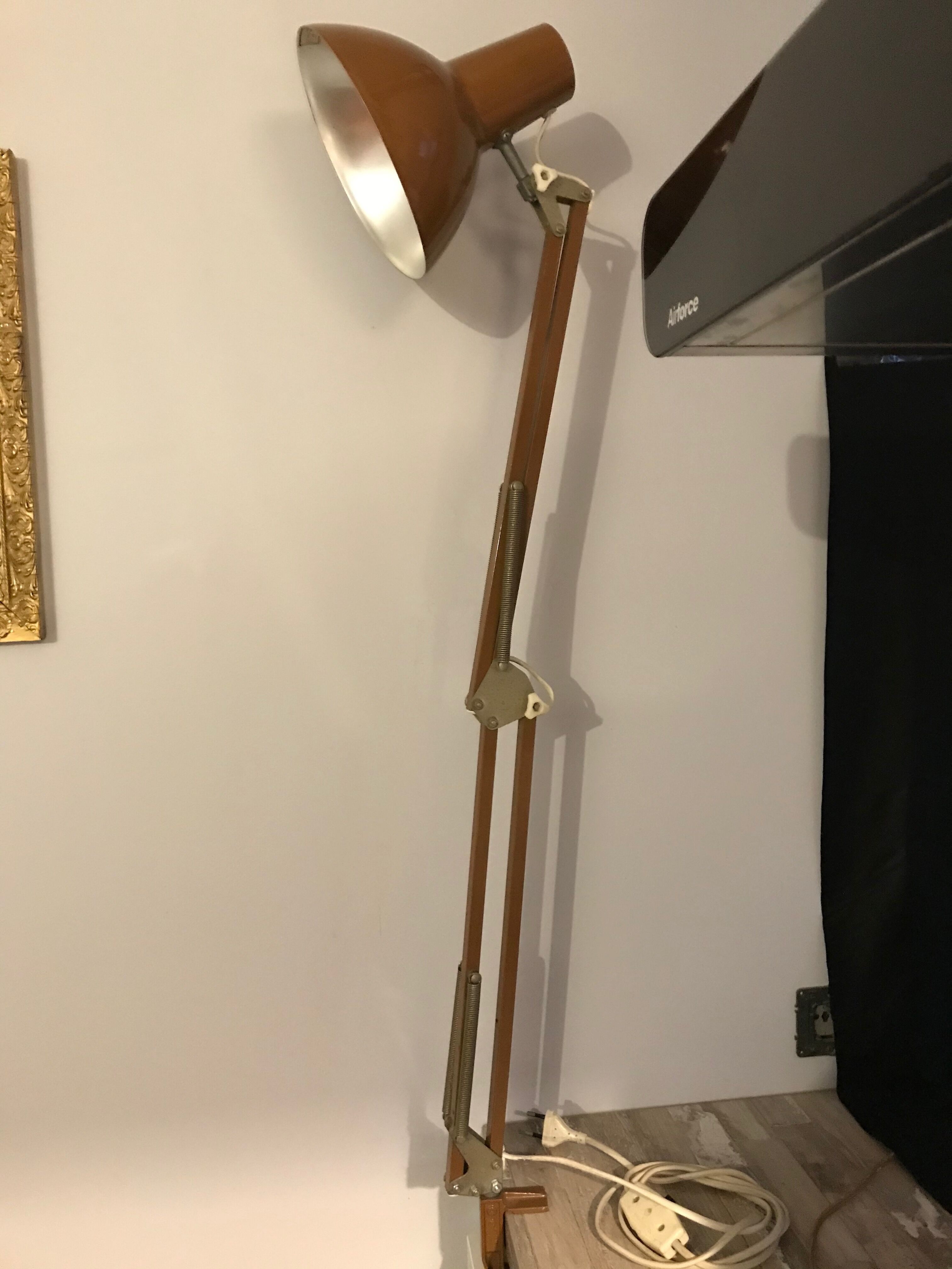 1050 GW Veb Raumleuchte Zeulenroda architect's lamp