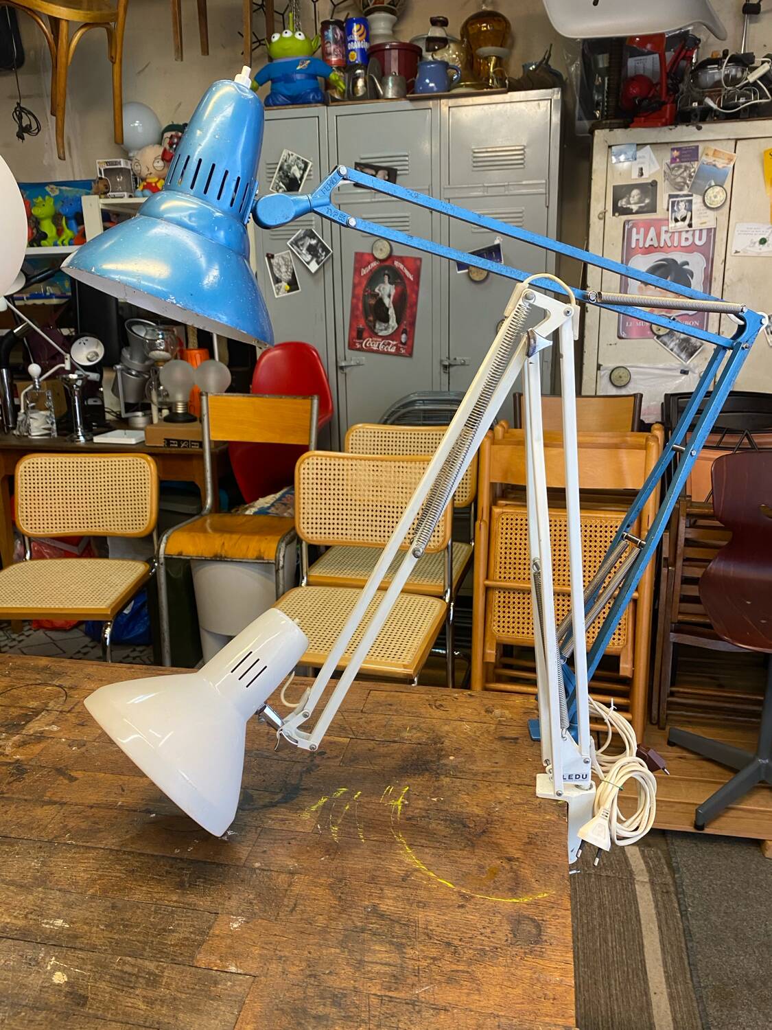 Febo 55 Scandinavian design architect desk lamp, vintage 70s