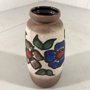 Vase à fleurs en poterie d'Allemagne de l'Ouest, vase de sol, années 1960