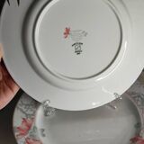 Assiettes plates porcelaine Sarreguemines
