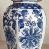 Ancienne potiche chinoise porcelaine signée  pot a gingembre h.27cm