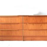 Danish teak sideboard, Mid-Century design 1960, 146 x 40 x 68 cm
