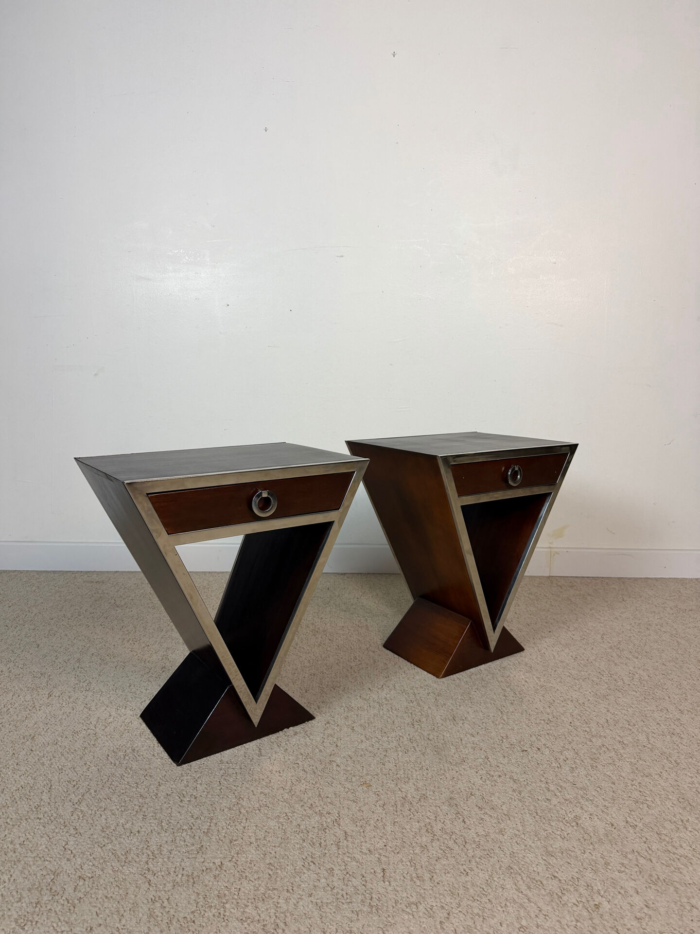 Art Deco Bedside Tables "Louvre" – Maison Saulaie