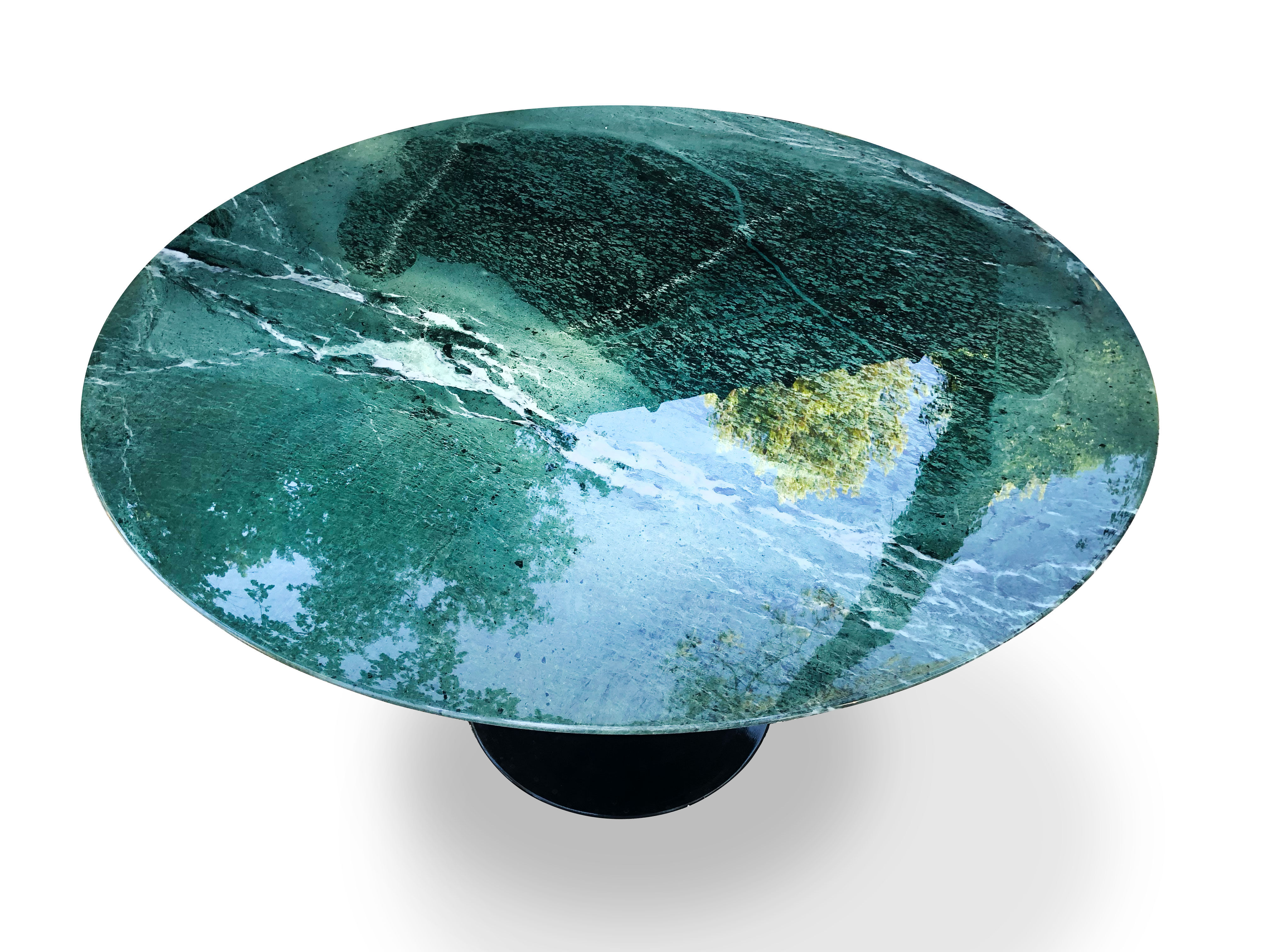 Table Eero Saarinen - Knoll int. marble alpi verde ø 120 cm