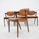 1960s Kai Kristiansen Model 42 Dining Chairs in Palisander, set of 4