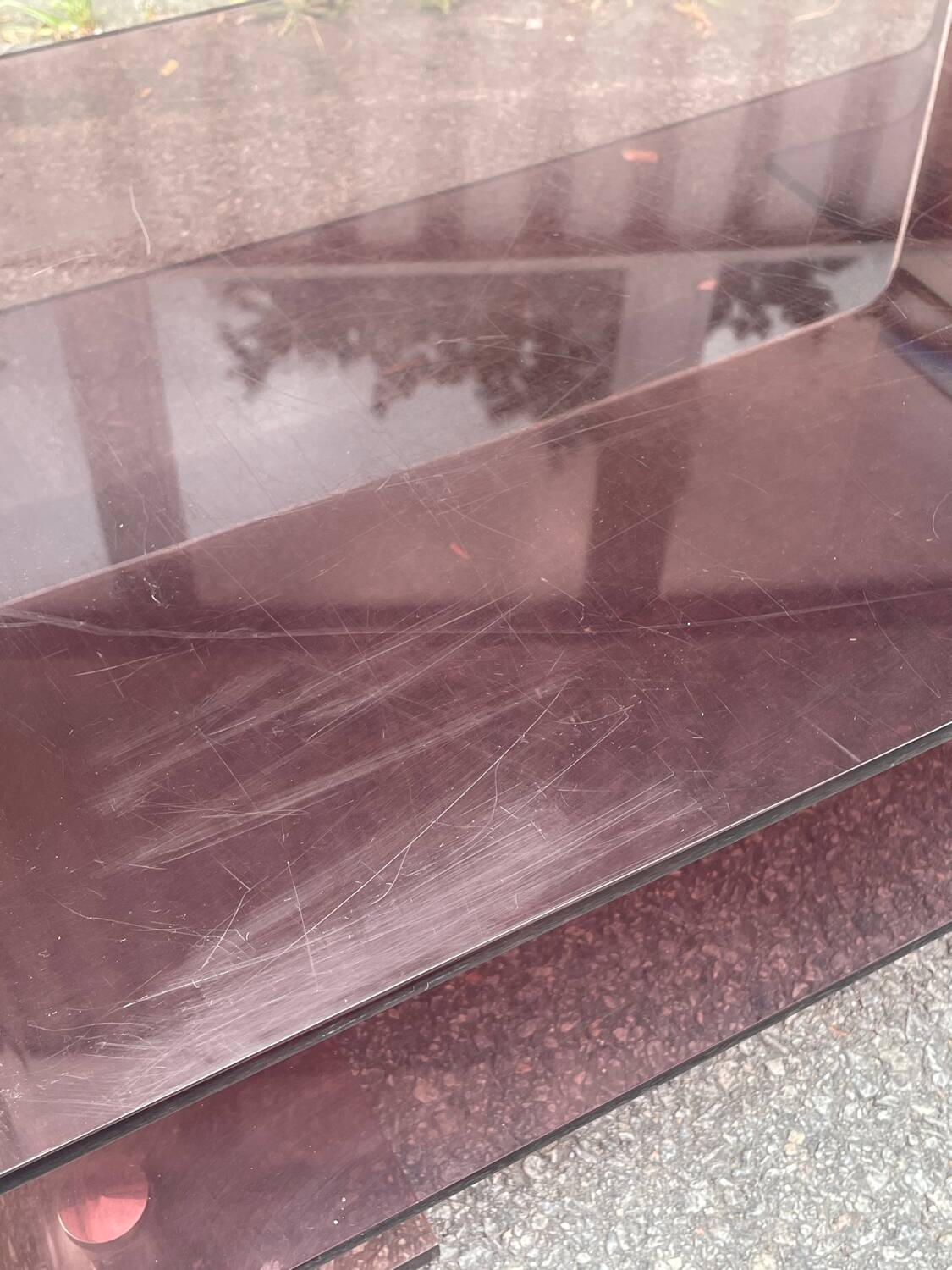 Smoked Plexiglass furniture by Éric Maville