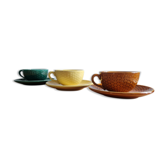 Set de 3 tasses à café