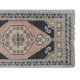 Vintage Turkish hallway rug 52x197 cm