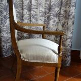 Paire de fauteuils époque Directoire en merisier
