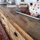 Meuble de métier comptoir en bois